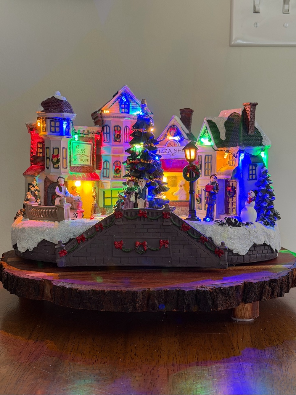 St Nicholas Square Village Plaza Christmas Village Lights Motion 2021